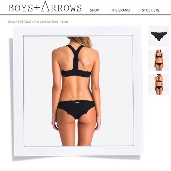 BOYS + ARROWS black bikini - Picture 2 of 16